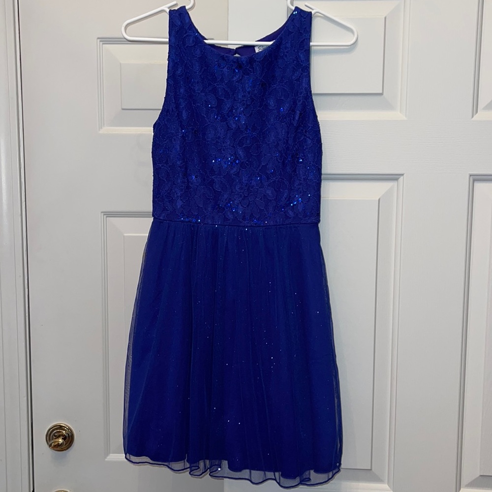 Speekless by Macys Royal Blue homecoming dress size 3